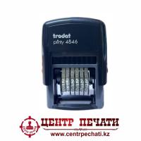 Trodat Printy 4846 6 разрядов, 4 мм.