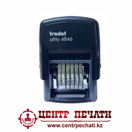 Trodat Printy 4846 6 разрядов, 4 мм.