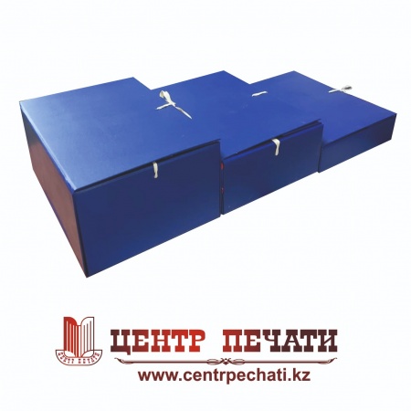 Архивная папка на завязках картонная 