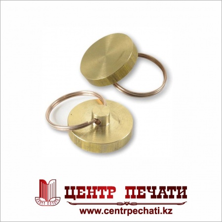 Заготовка для пломбиров латунь (ручка кольцо)