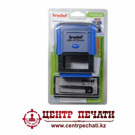 Trodat Printy 4928/DB typo P3. 7 строк, 2 кассы, 60х33мм